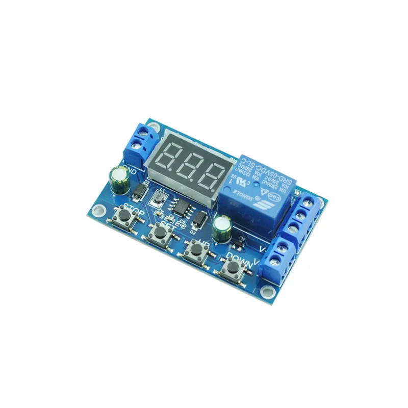 

Battery charge and discharge protector module 12V48V undervoltage and overvoltage relay protection switch timing