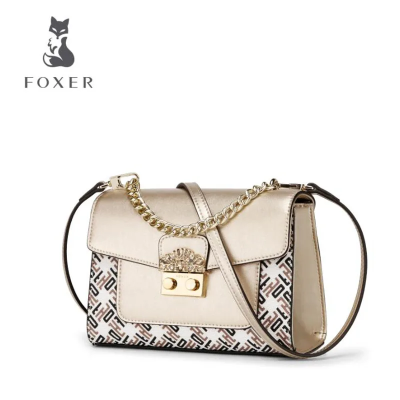 

FOXER brand bags Female shoulder bag 2018 new wave of Korean wild Messenger Bag Fashion handbag handbag
