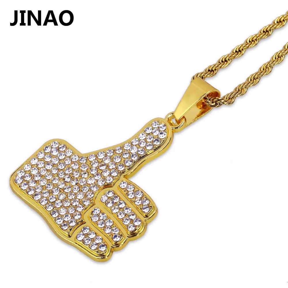 Buy JINAO Hip Hop New Fashion Iced Out Jewelry