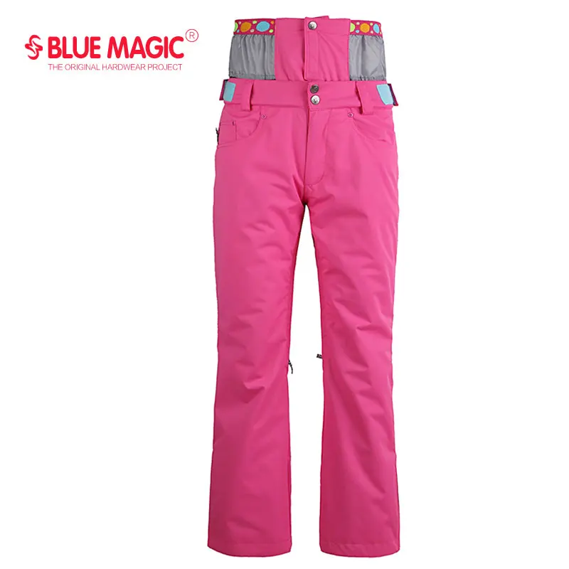 

clearance bluemagic solid color Snowboard Pant for women Waterproof Skiing and Snowboarding Snow Pant Breathable warm Ski Pants