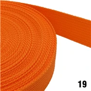 19 Orange 20mm 25mm 38mm 50mm wide Imicka webbing