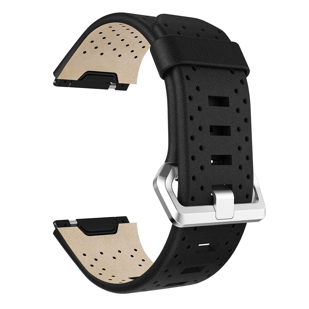 Спортивный ремешок для Fitbit Ionic, сменный перфорированный кожаный аксессуар, браслет, ремешок для часов, высококачественный браслет, ремешок для часов