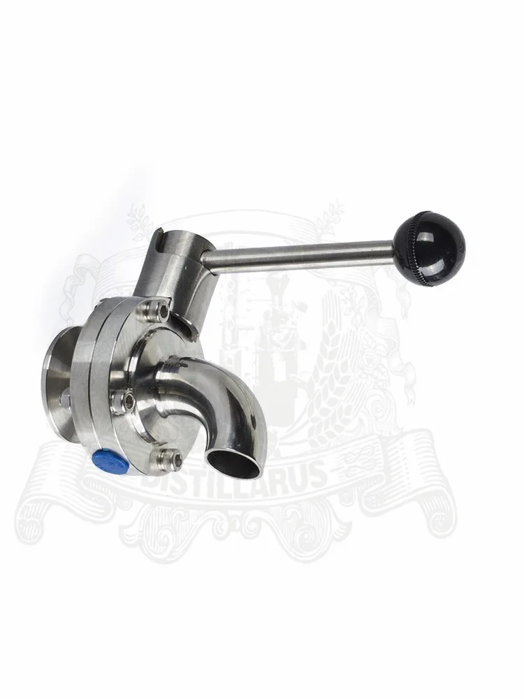 

Tri-clamp 1.5" - 2" Butterfly valve . Food grade stainless steel 304