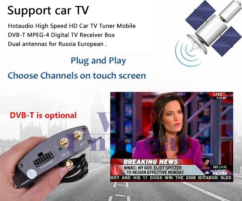 Top WANUSUAL 9 Inch Quad Core 16GB Android 6.0 Car Radio Player for Chrylser 300C OLD With GPS BT 3G Wifi Mirror Link 1024*600 Maps 14