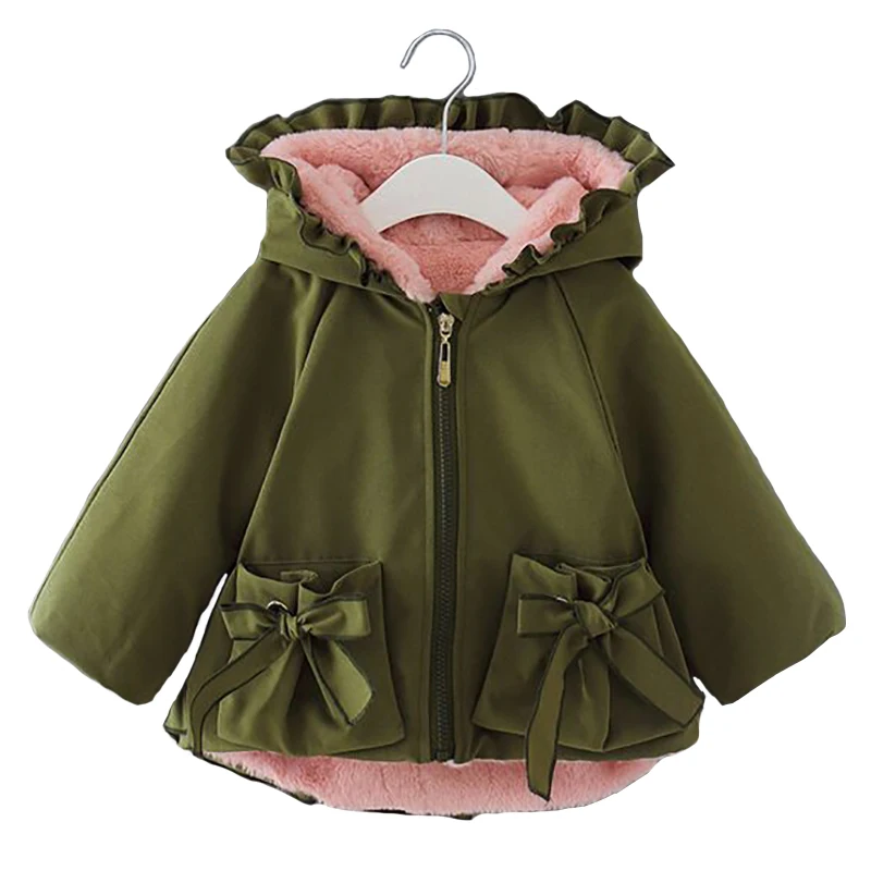 2018 Winter Baby Girls Faux Fur Coat Hooded Kids Warm Coats Princess Parkas Children Fur Coat For Girls Jackets Toddler Fur Coat