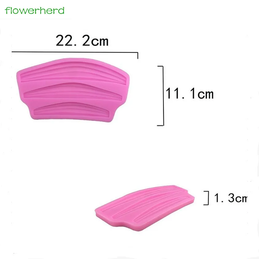 22,2x11,1 см DIY силиконовые формы для выпечки формы ленты занавес тисненая форма шоколадный кекс кондитерский сахар Брим Кружева декоративная форма