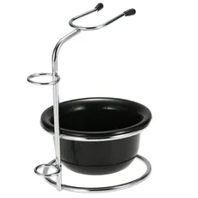 Мужская миска-чашка для бритья, щетка для мыла, подставка для посуды, портативный бритвенный станок для ухода за бородой, набор инструментов для бритья для мужчин p10