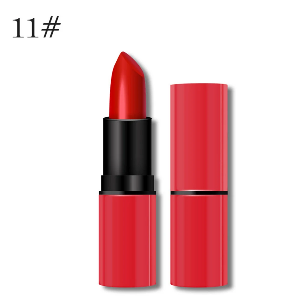 New Lipstick Matte Waterproof Velvet Lip Stick 8 Colors Sexy Red Brown Pigments Makeup Matte Lipsticks Beauty Lips