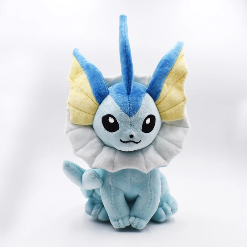Najtaniej Wysokiej jakości 37cm Vaporeon pluszowa zabawka Eevee pluszowa lalka miękka zabawka klasyczne pluszowe zabawki świąteczne prezenty darmowa wysyłka