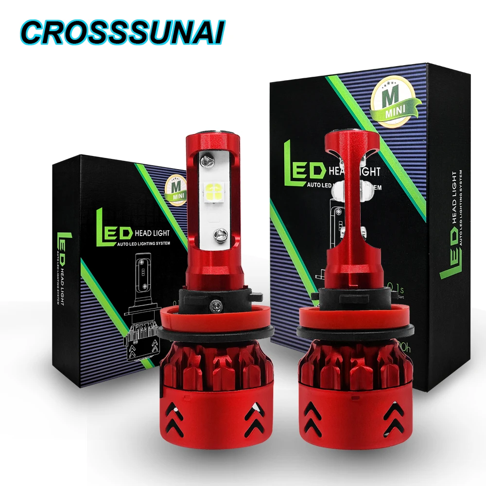 

Car Led Headlight Lampada Turbo H7 Led canbus H4 16000LM 9005 9006 hb4 H11 H1 Auto Bulbs 6000K 55w 12v 24v led para auto lamps