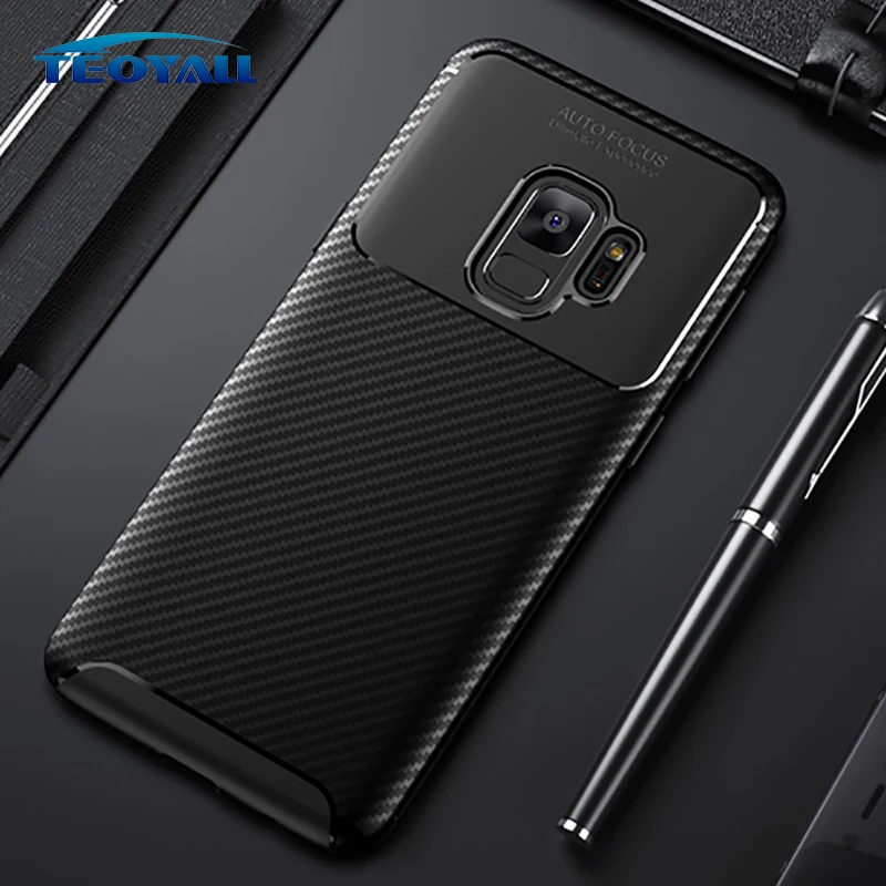 TeoYall волоконный чехол для Samsung Galaxy S9 S10 PLUS мягкие силиконовые чехлы телефонов Lite Note