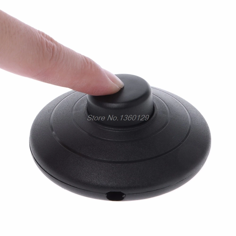 Foot Pedal Push Switch Inline Lamp LED Light On off Control Lighting
