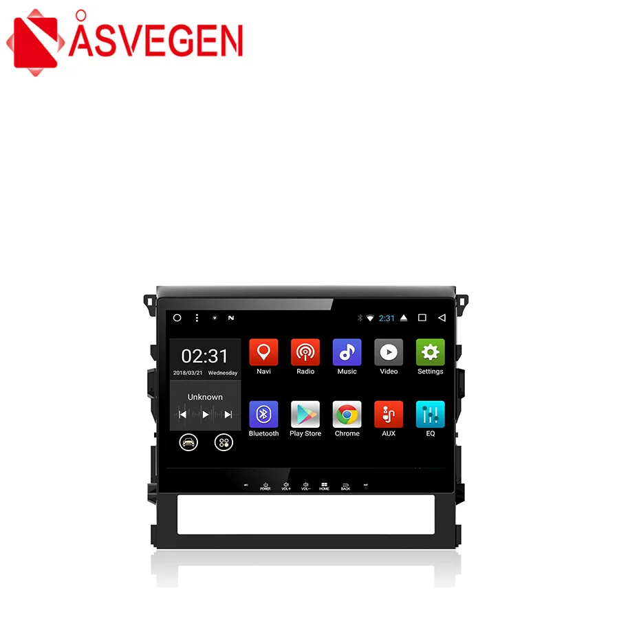 Discount Tesla 10.2 inch 2G+32G Touch Screen Android 7.1 Car DVD GPS Audio Bluetooth Multimedia  For Toyota LAND CRUISER 2016 0