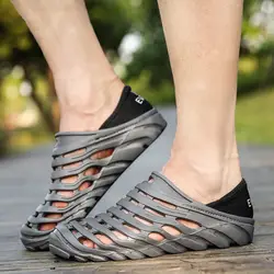 Дышащая обувь для мужчин удобная обувь для плавания летняя уличная пляжная обувь легкие быстросохнущие пляжные сандалии