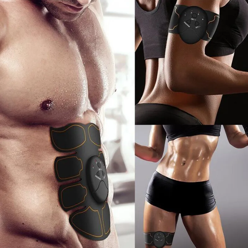 New Smart EMS Muscle Stimulator ABS Abdominal Muscle Toner Body Fitness Shaping