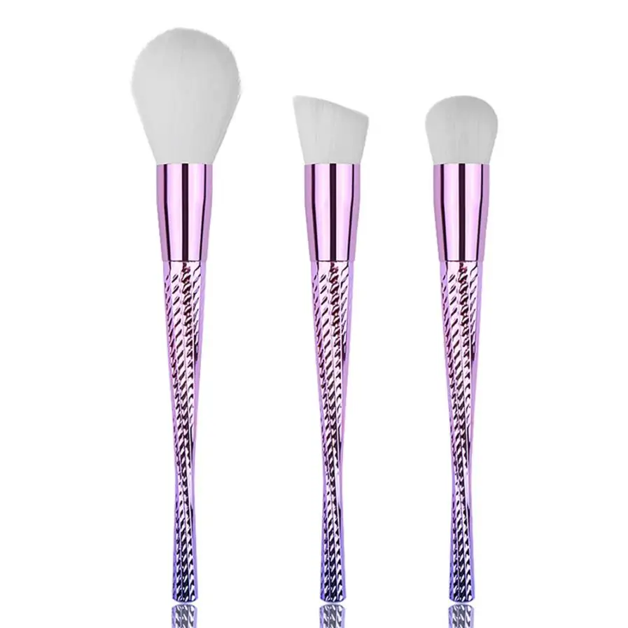 

5PCS Make Up Foundation Eyebrow Eyeliner Blush Cosmetic Concealer Brushes Ja 21