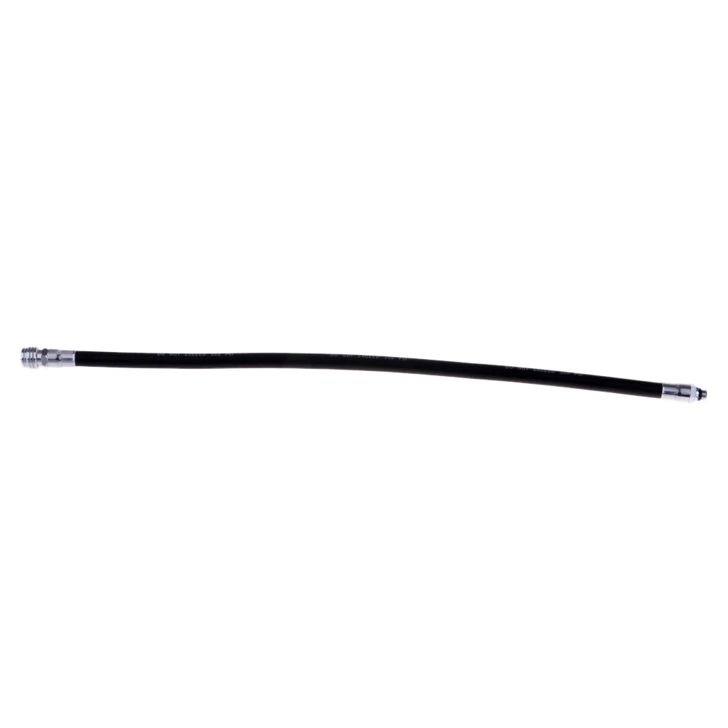 Replacement Premium Black Rubber Low Pressure Hose for Scuba Diving 1st Stage Regulator Gear Equipment