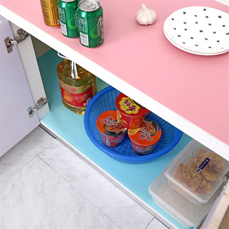 30*150 см силиконовый коврик для шкафа моющаяся однотонная