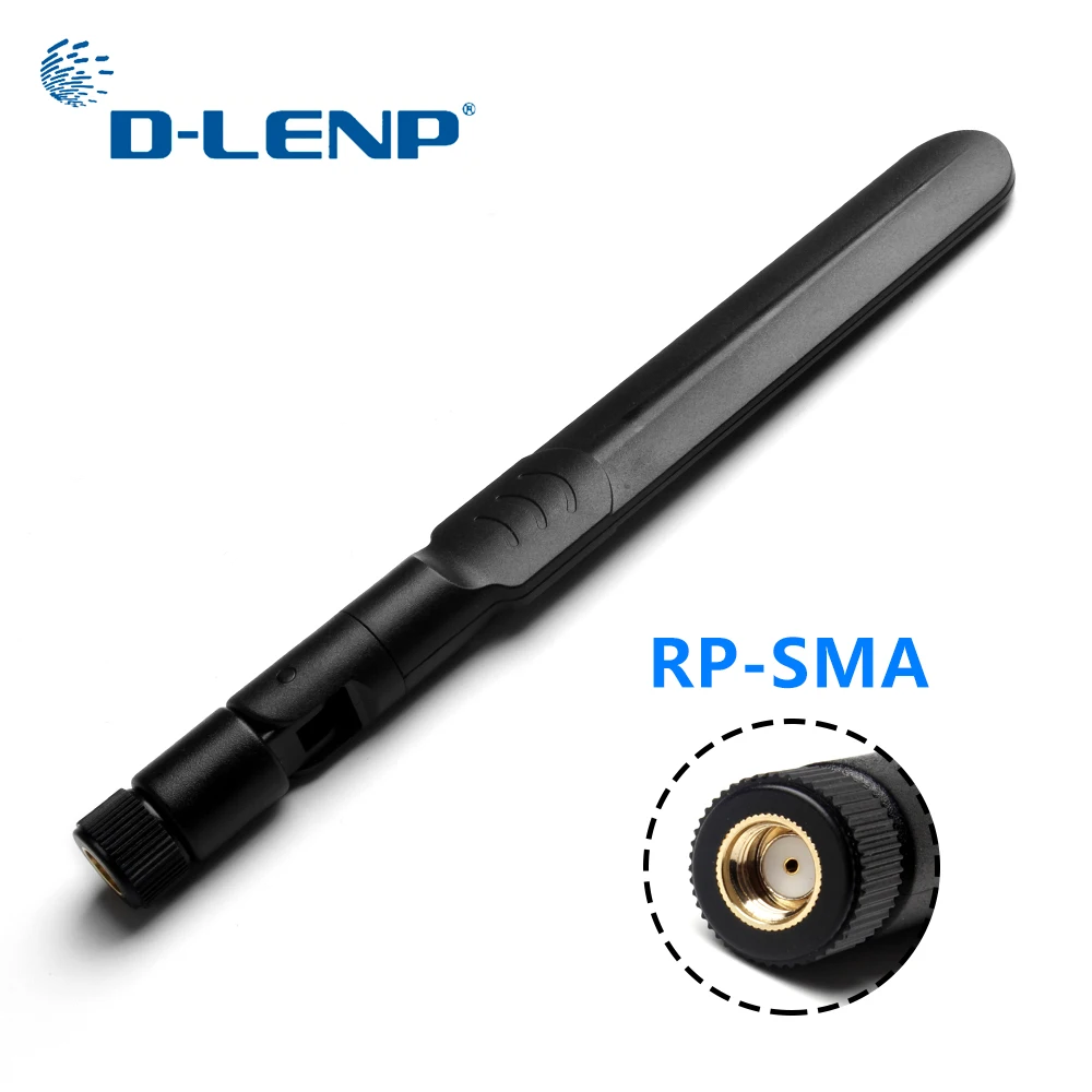 5dbi 4G LTE Rubber Duck Antenna SMA With SMA Male to Female Adapter 4G Router