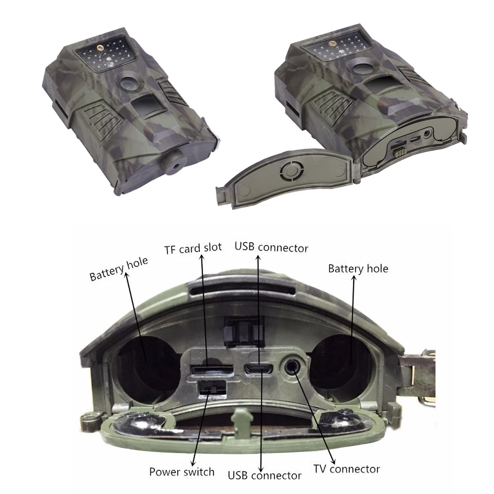 SUNTEKCAM дикой природы Trail Основная камера HT001 8MP ночного видения дикие ловушки наблюдения охотничья камера s