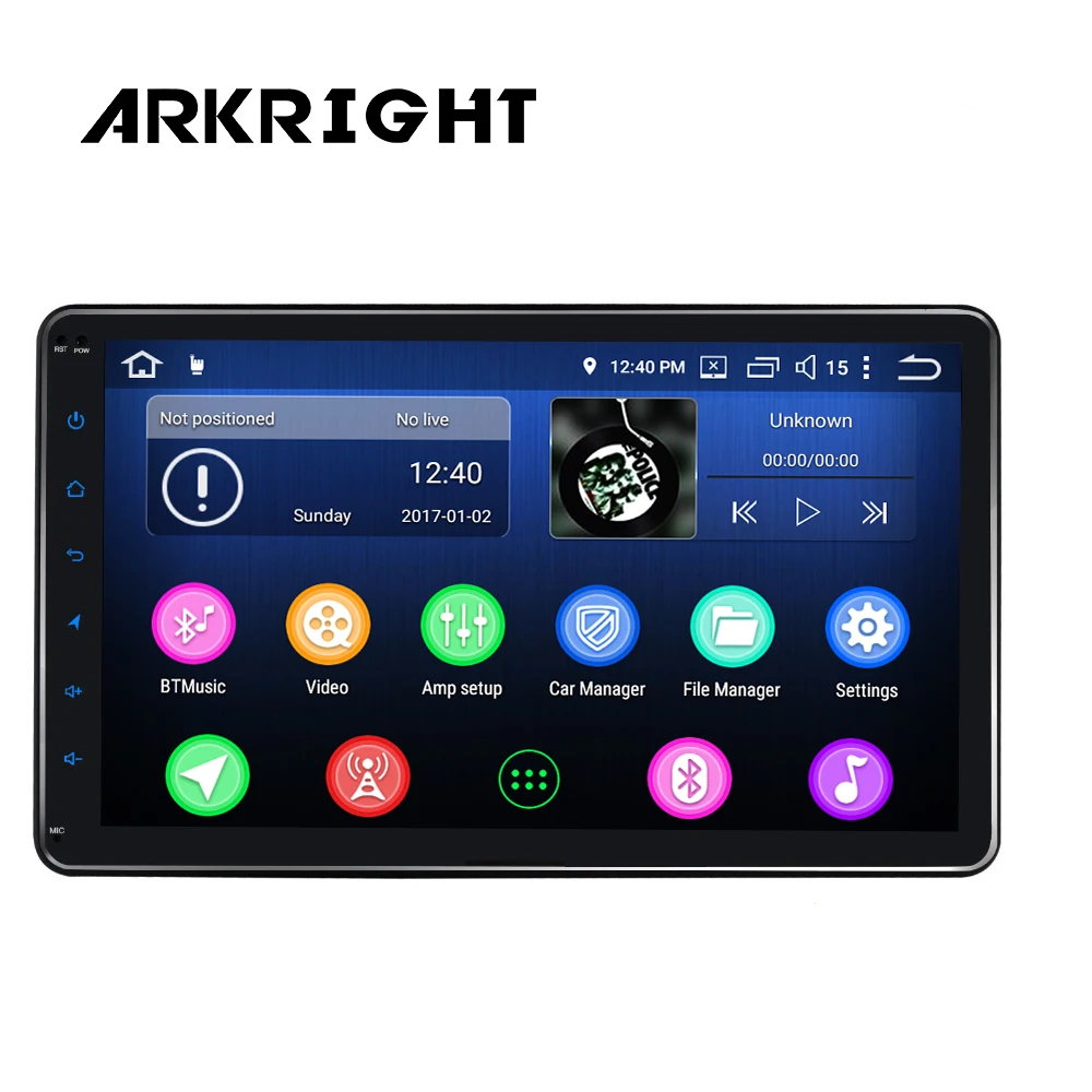 ARKRIGHT 10,1 ''2 Din Android автомобильное радио/головное устройство/HU/gps навигация/Автомобильный мультимедийный плеер SPDIF spilt экран Carplay