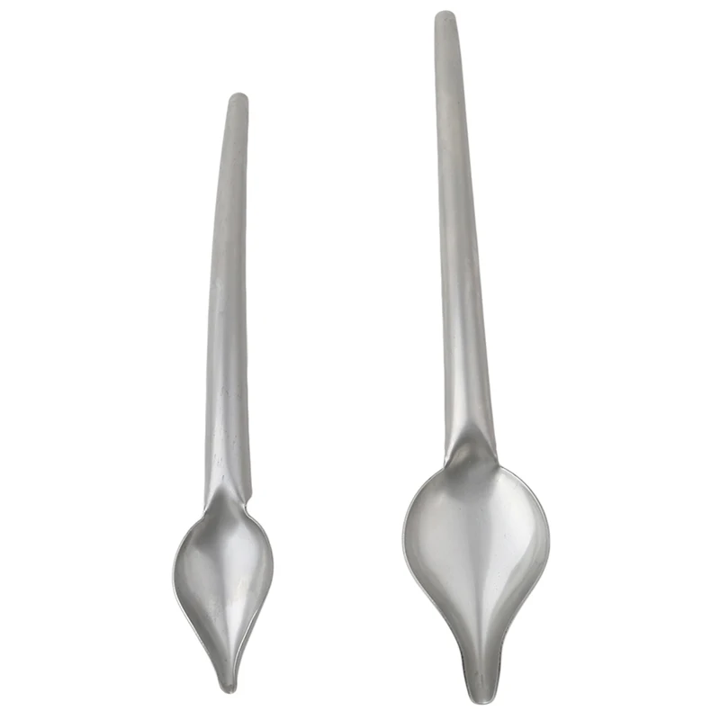DIY Chocolate Large Pencil Filter Spoons Decorating Spelling Spoon Cake Decoration Metal Stainless Steel Baking Pastry Tools