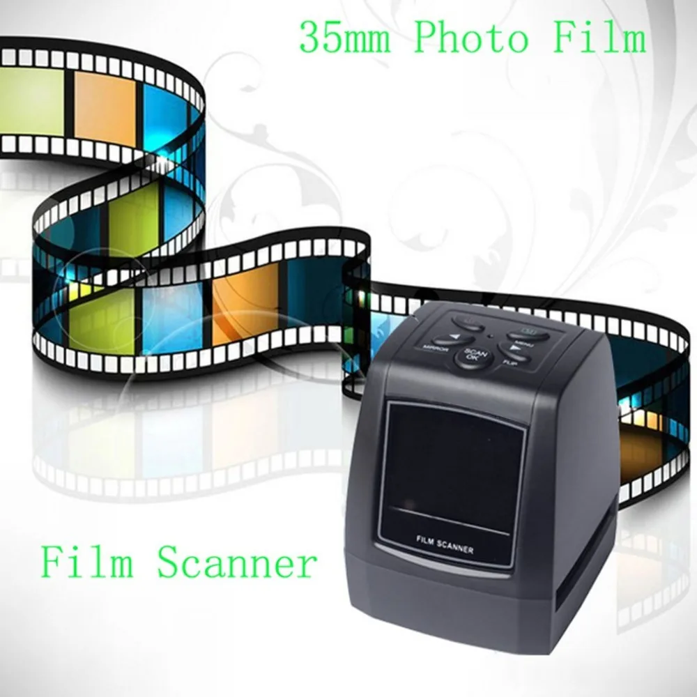 Высокая Разрешение фото сканер 35/135 мм слайд телекинопроектор цифровой пленочный конвертер 2,3" ЖК-дисплей высокое качество