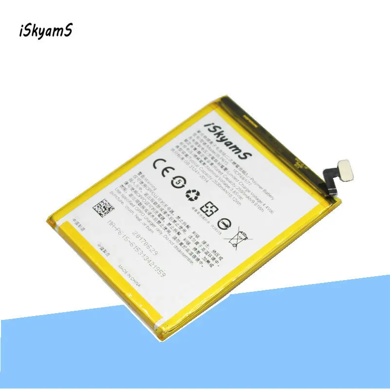ISkyamS 1x2550 mAh BLP615/BLP 615 замена сотового телефона литий полимерный аккумулятор для OPPO