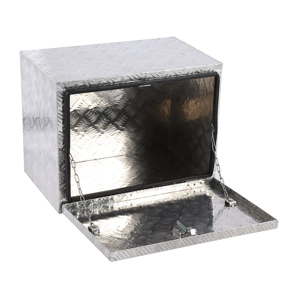 Грузовик Трейлер хранения алюминиевого сплава рифленая панель ящик инструментов w/ключи 600x410 мм инструмент