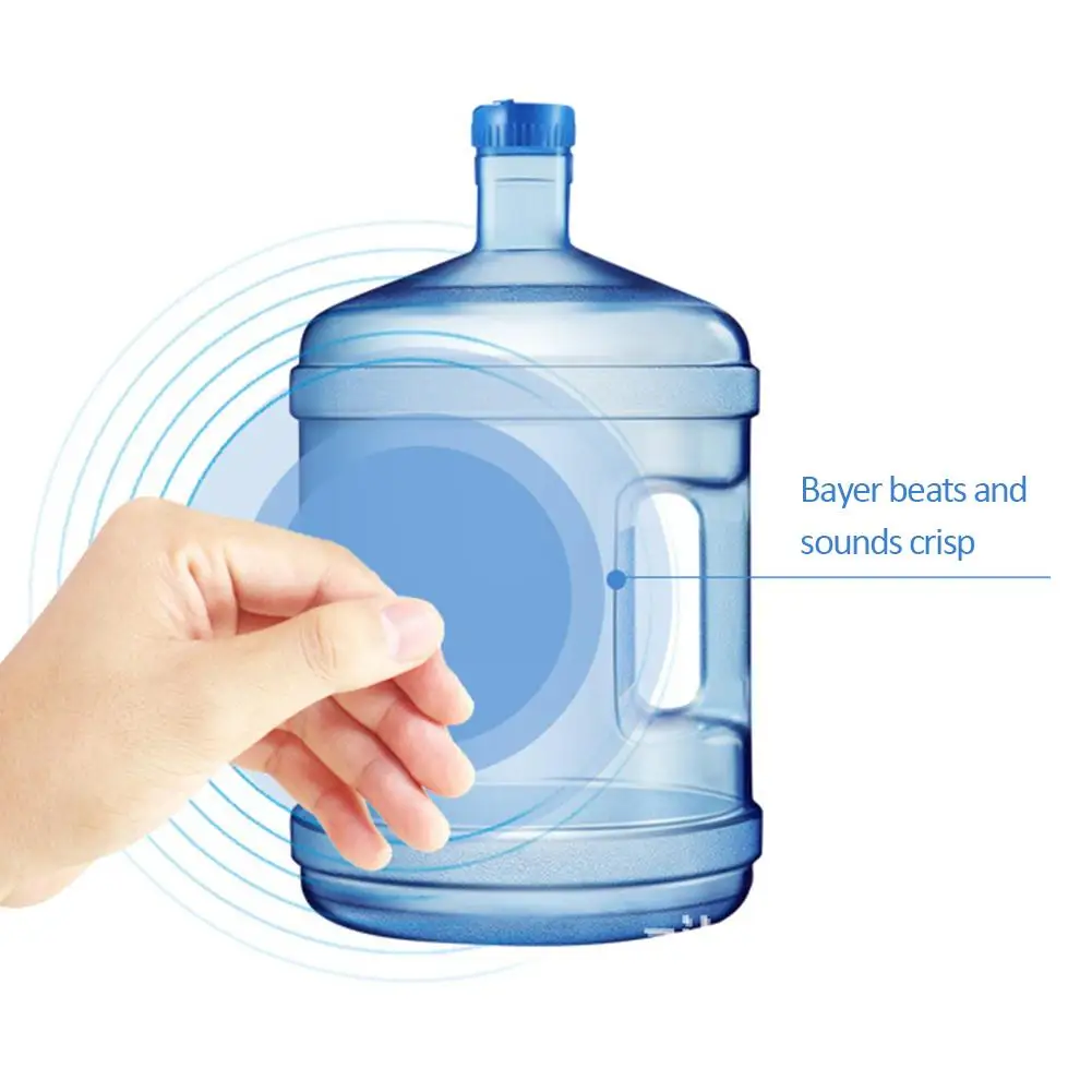 5L 7.5L Mineral Water Pure Bucket Water Bottle Portable PC Bucket Household Large Capacity Pure Water Bucket With Handle Bucket