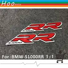 2 шт S1000RR логотип наклейки для BMW S 1000 RR(пара) мотоцикл Высокое качество DIY обтекатель мото наклейки