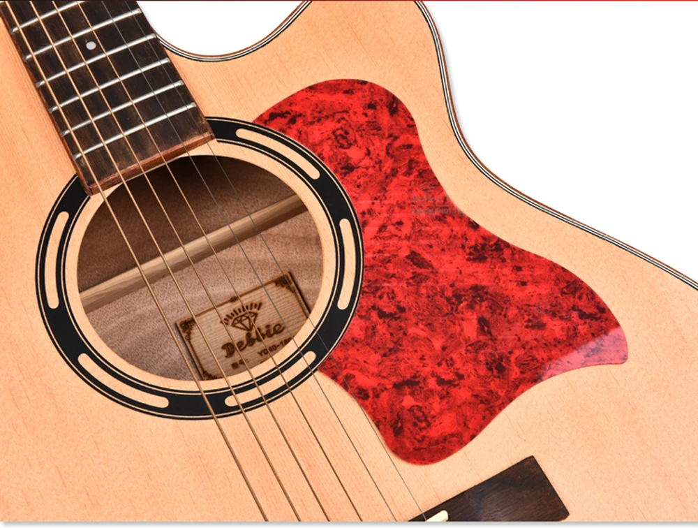 100pcs Red Color 40" 41"Acoustic Guitar Pickguard Pick Guards Self