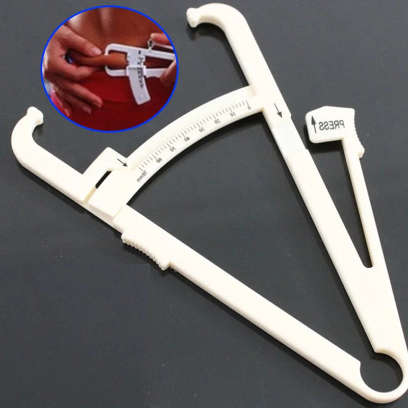 

Personal Body Fat Loss Tester Caliper Charts For Fitness Health Slim Measure