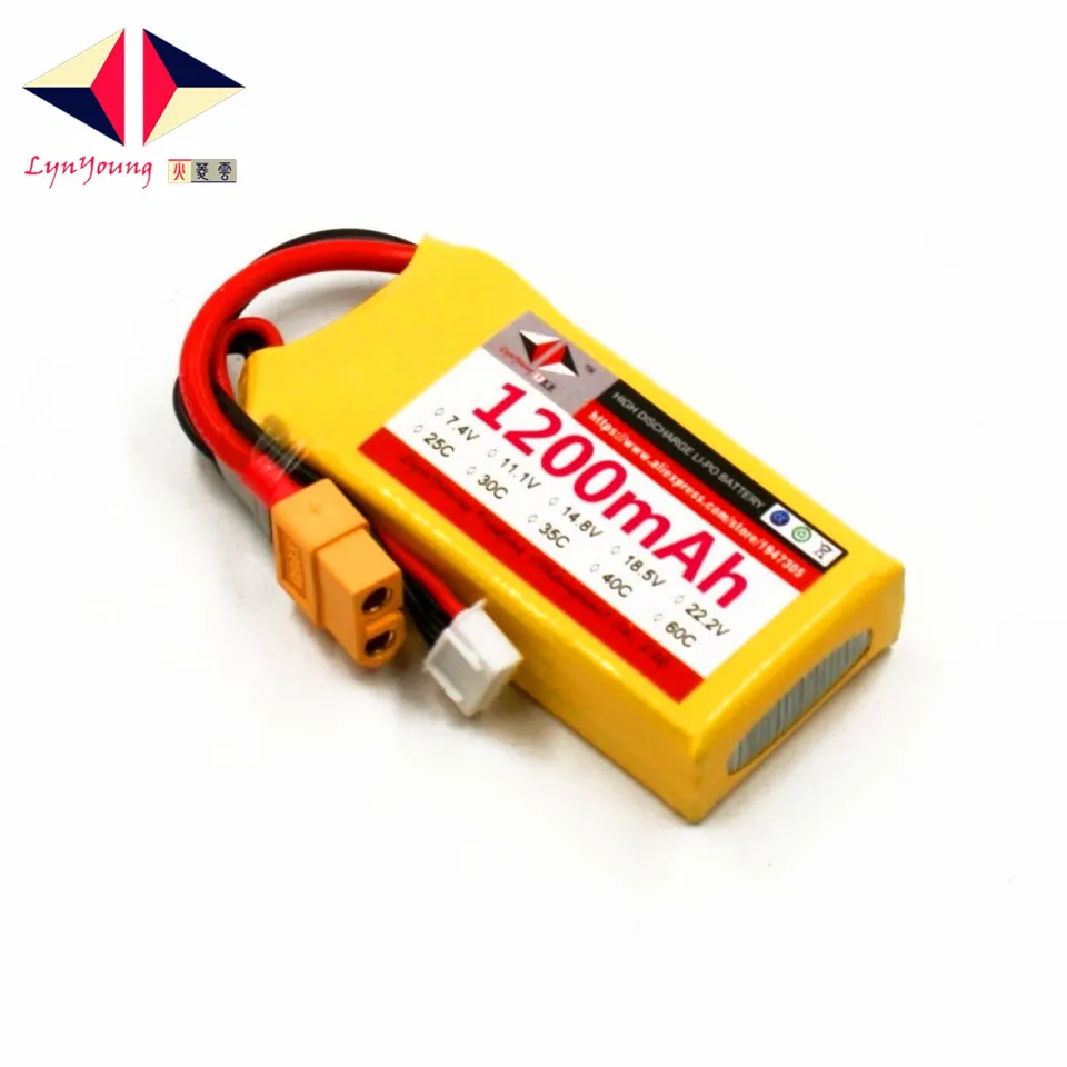 

HX Lipo Battery 3S 11.1V 1200mah 25C 30C 35C 40C 60C For RC Drone Quadcopter Helicopter Airplane Boat Car