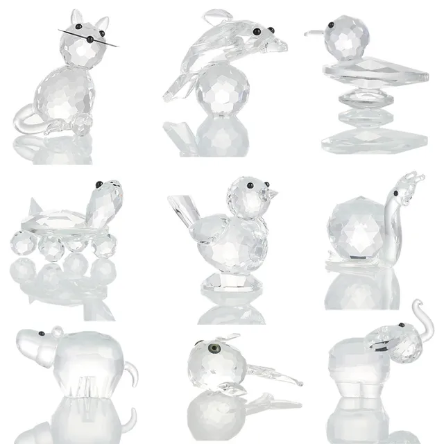 Buy H&D Unique Chrismas Gifts Crystal Mini Animals