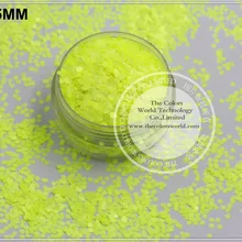 TCF500 ярко-желтого цвета Цвета 1,5 мм Размер устойчив к растворителям блеск для ногтей пилка для ногтей или других для художественного оформления ногтей, ручная работа