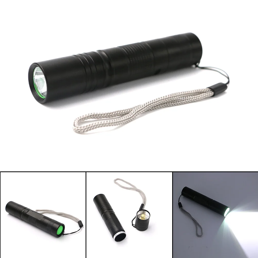 Mini Q5 LED Pocket Light Black 2000 Lum 5 Modes High Quality Lanterna
