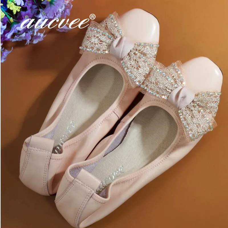 

Spring Flats Women Shoes Bowtie Loafers Genuine Leather Loafers Low Heels Slip On Footwear Female Square Toe Thick Heel F-017