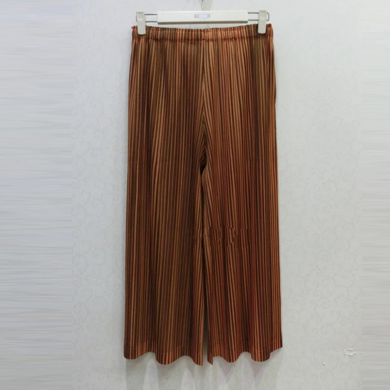 Женские свободные брюки Changpleat плиссированные Miyak с эластичной резинкой на талии
