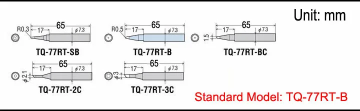 Японский GOOT TQ-95 TQ-77 220 В паяльник Запчасти для инструментов сварочные аксессуары