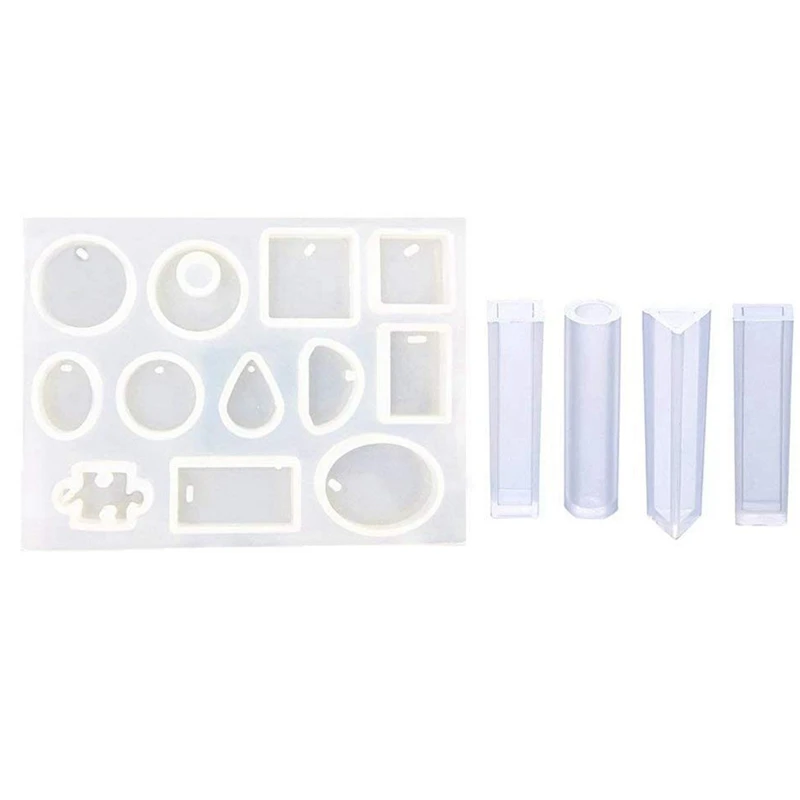 

Silicone Moulds For Jewellery Making Epoxy Moulds 16 Designs With Hanging Hole Jewellery Moulds For Resin Diy Craft