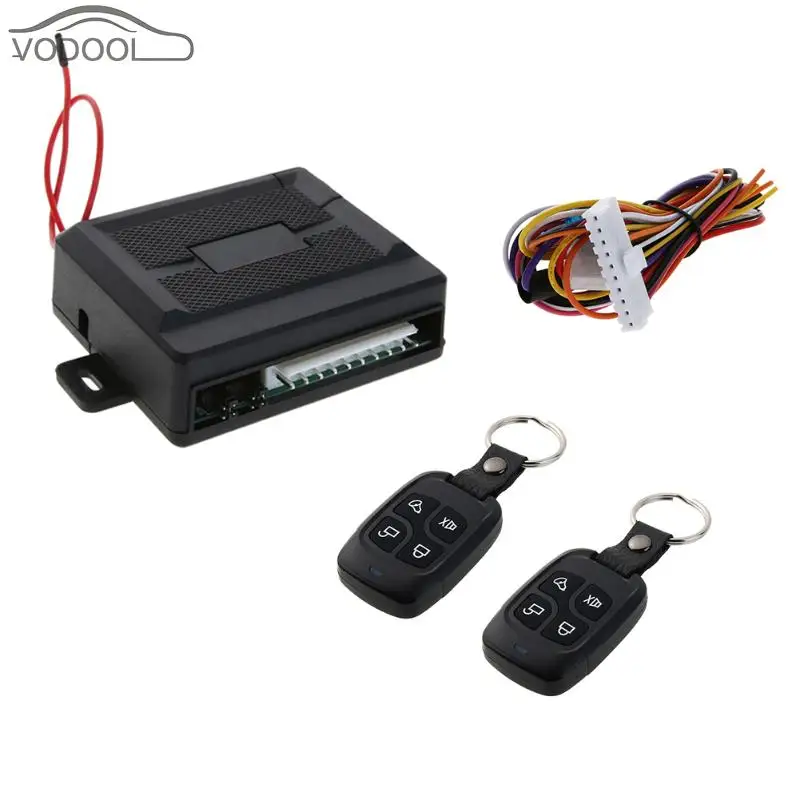 

Universal 12V Auto Car Central Door Lock Keyless Entry System Automotive Vehicle Alarm System Kit with 2 Remote Controller