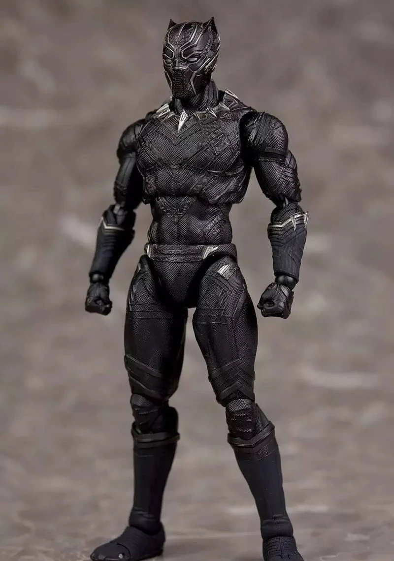 SHFiguarts Капитан Америка гражданская война Черная пантера ПВХ фигурку