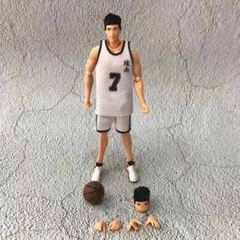 

Japan Anime 16.5cm Slam Dunk Slamdunk Sendoh Akira To Youth 7# Movable PVC Action Figure Basketball Model Toy doll Brinquedos