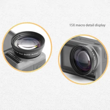 

Multi-layer Coating Film For DJI OSMO ACTION Macro Lens External Optical Glass HD High Light Transmittance Lens