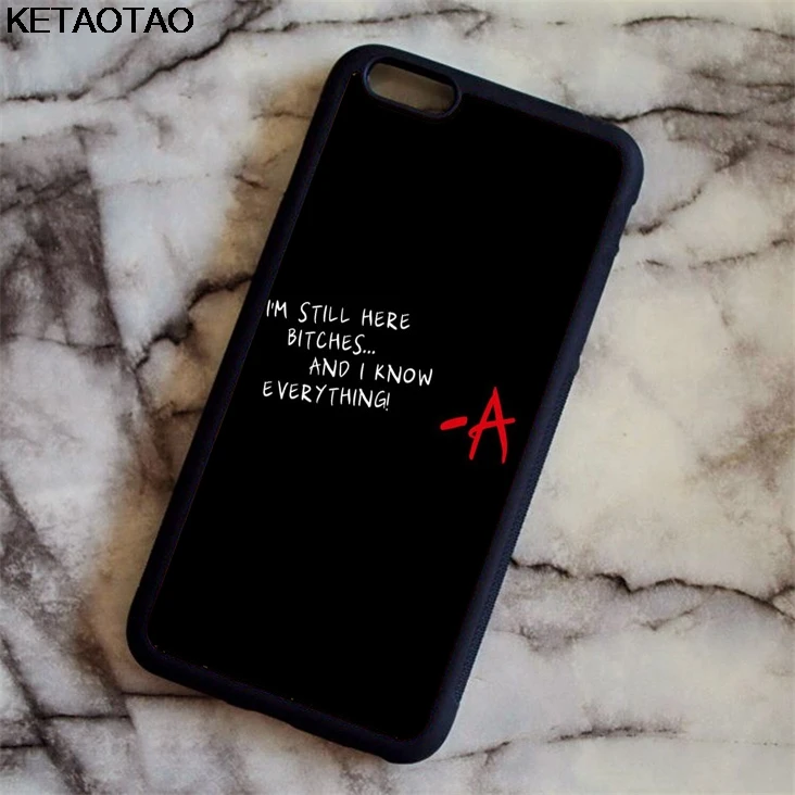 KETAOTAO Pretty little liars 4 originale чехлы для телефонов iPhone 4S 5C 5S 6S 7 8 Plus XR XS Max Чехол Мягкий ТПУ