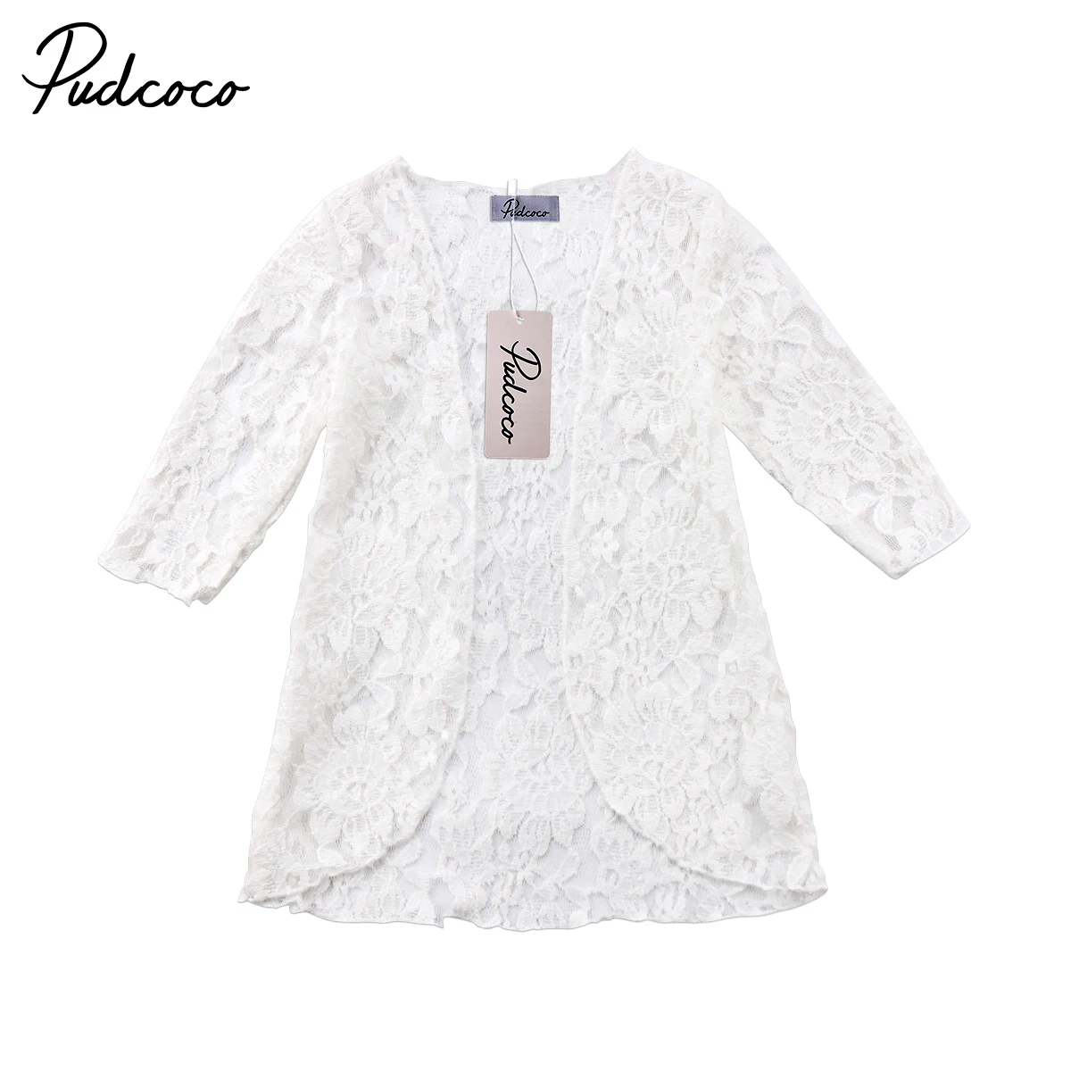 

New Summer Dress Infant Kids Girls Lace Floral Sunscreen Beach Dress Toddler Baby Girl Rashguard Children Sundress