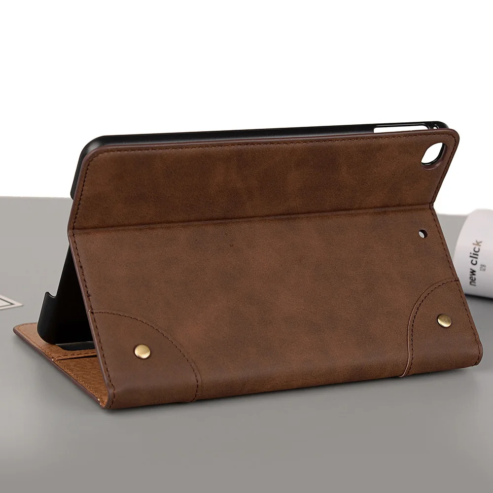 Чехол для iPad 10,2, чехол для iPad 7-го поколения, деловой кожаный чехол, подставка для планшета, чехол с отделением для карт