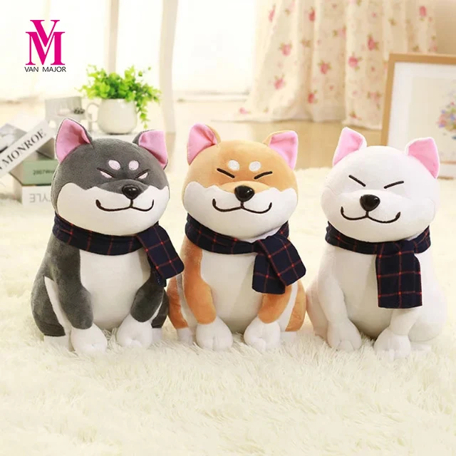 Cheap  Limited Real Cotton Tv & Movie Character Soft Unicorn Peluches Shiba Inu Dog Japanese Doll Toy Doge Cute Cosplay Gift 25cm 