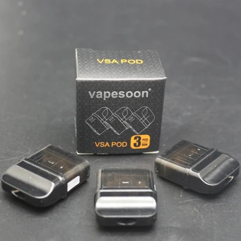 

30pcs Vapesoon Original VSA Pod 2ml Refillable Replacement Pod Cartridge Capacity 1.2ohm fit Vapesoon VSA Pod Vape Kit
